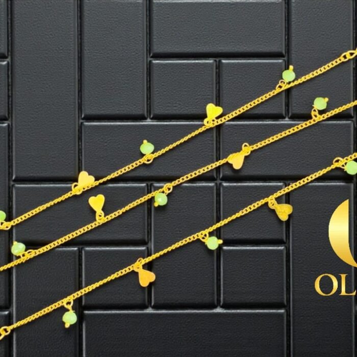 Gold plated bracelet with polished finish